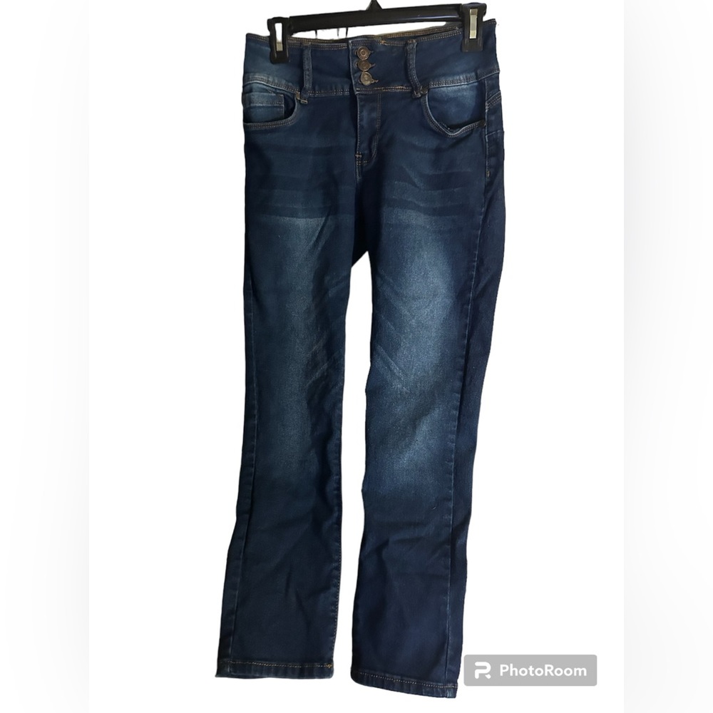 Bamboo Jeans High Waist button fly Jeans Sz 9